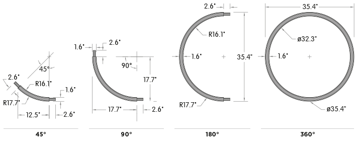 Specter Track Curved-SPCS-R